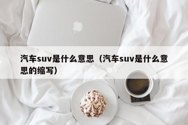 汽车suv是什么意思（汽车suv是什么意思的缩写）